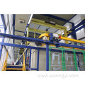 Transfer shuttle transportation in plating line